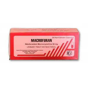 MACROFURAN 50 MG ( NITROFURANTOIN MACROCRYSTAL ) 30 CAPSULES